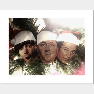 The Three Stooges Merry Christmas Posters and Art